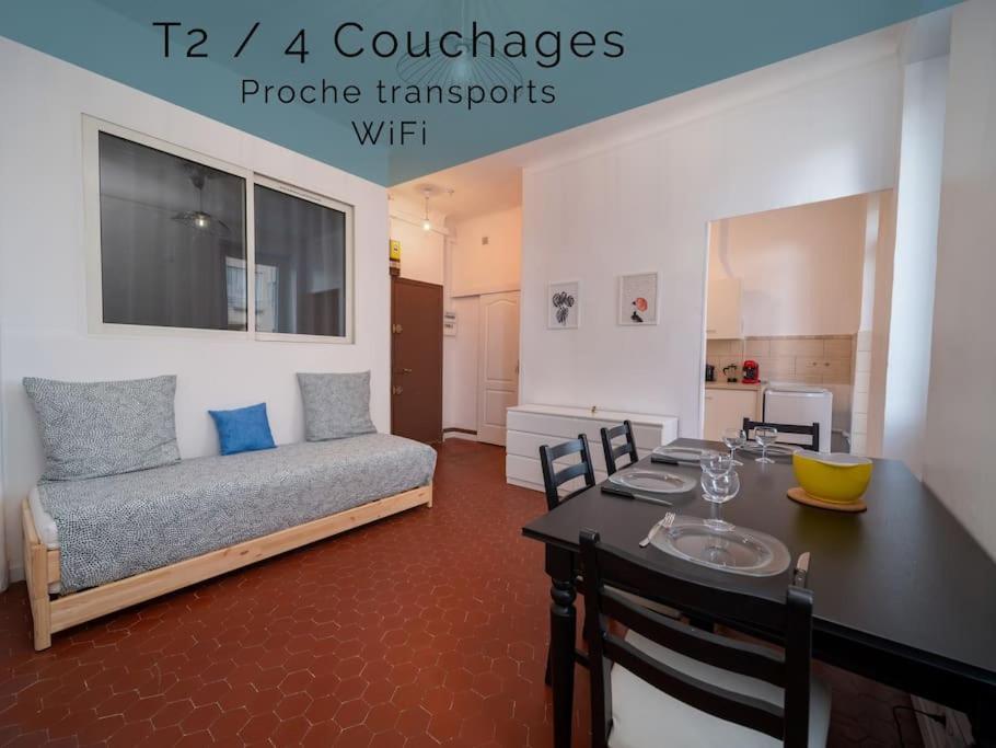 Appartement Tout Equipe 4 Couchages Belle De Mai Marseille Kültér fotó